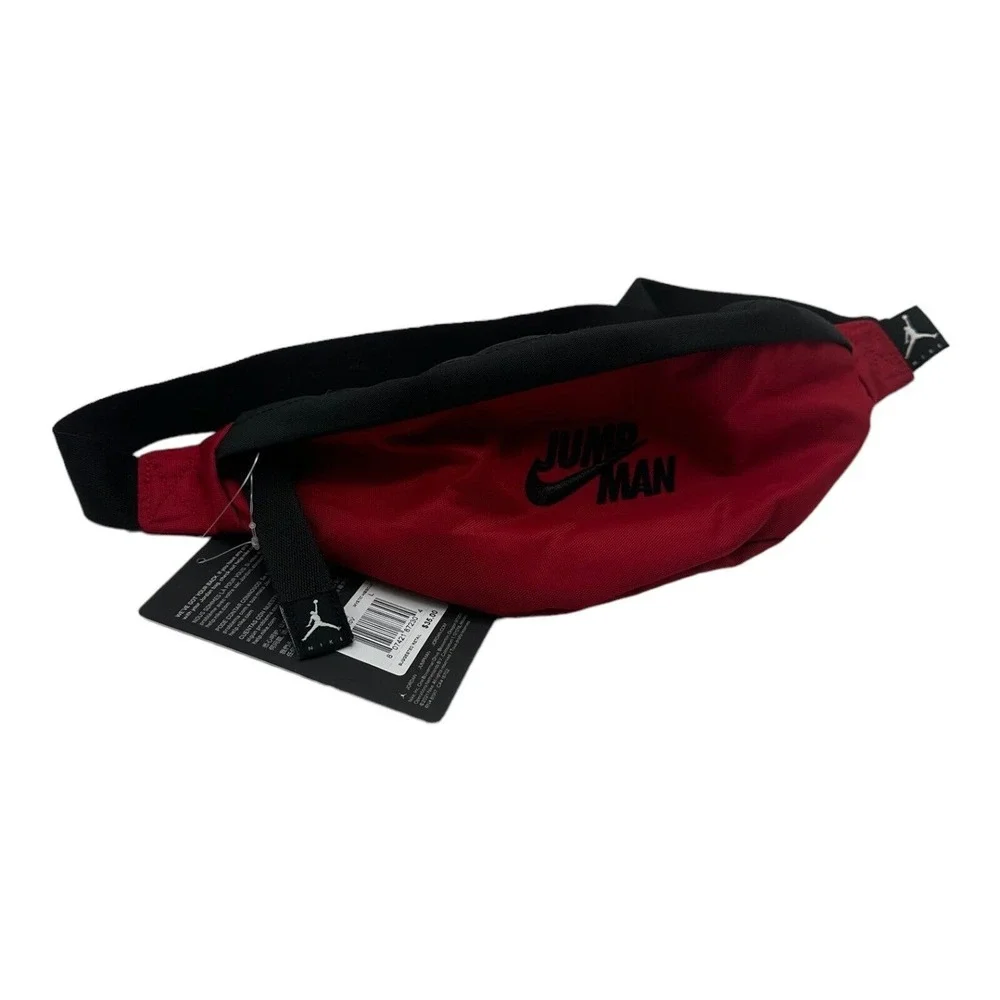 NWT Nike Jordan Jumpman X Crossbody Black & Red Fanny‎ Pack Bag